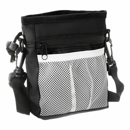 Dog Walking Training Obedience Treat Pouch Portable Pet Puppy Snack Belt Bag UK