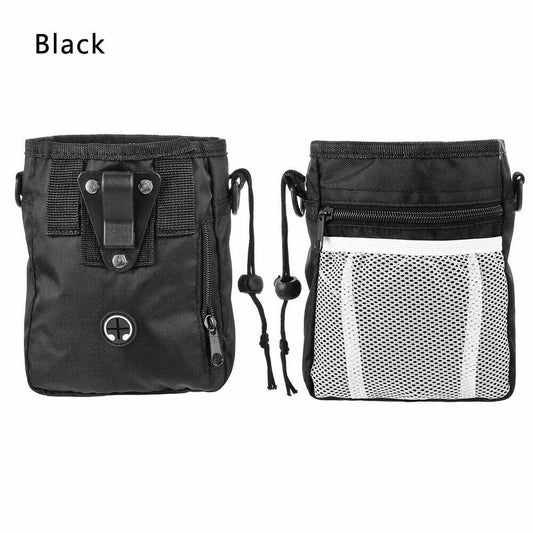 New Dog Training Treat Pouch Bag Pet Waist Bum Bags Belt Snack Treats Walking UK