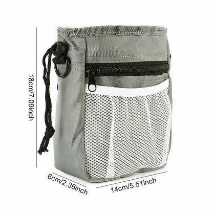 New Dog Training Treat Pouch Bag Pet Waist Bum Bags Belt Snack Treats Walking UK